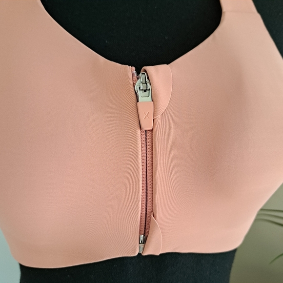 Knix Catalyst Bra Front Zip Pink Ginger Adjustable Size 2 36A - Picture 6 of 11